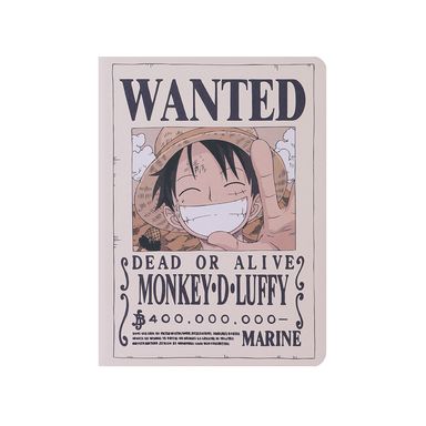 Cuadernos de Tapa Dura 80 Hojas Luffy Serie One Piece
