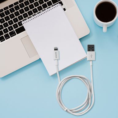 Cable de Carga con Transmision de Datos Mod Cb12 Blanco
