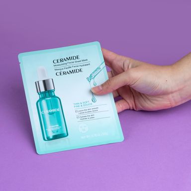 Mascarilla Facial Hidratante de Ceramida
