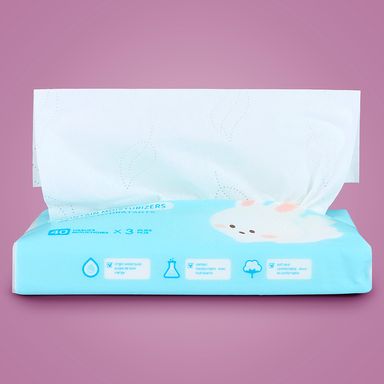 Paquete de Pañuelos Desechables Ultrasuaves de 40 Toallitas