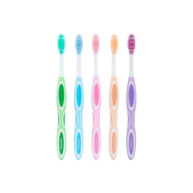 Cepillos Dentales con Cerdas Medianas 5 Unidades