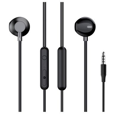 Audifonos con Control en Linea Modelo Pa602 Serie Miniso Negro