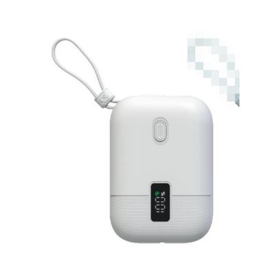 Bateria de Respaldo 9000Mah con Cable Mod F76B Blanco Miniso