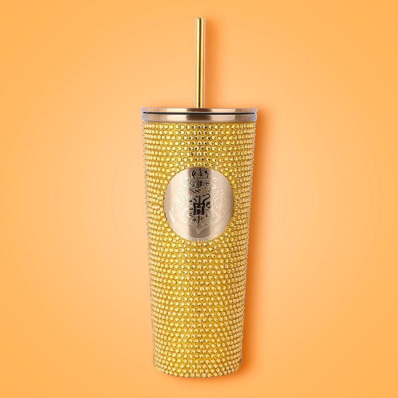 Vaso-de-Acero-de-650-Ml-con-Pitillo-Serie-Harry-Potter-Dorado-2-22829