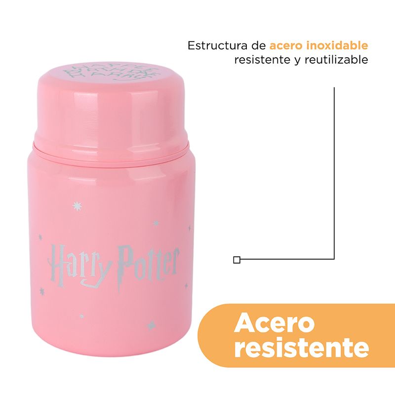 Recipiente-para-Alimentos-de-450-Ml-de-la-Serie-Harry-Potter-Hagrid-Rosa-5-22947