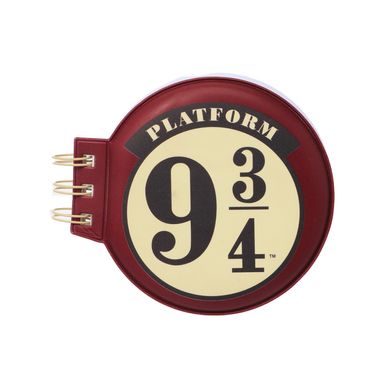 Libreta Argollada Motivo Plataforma Nueve y Tres Cuartos 80 Hojas Serie Harry Potter