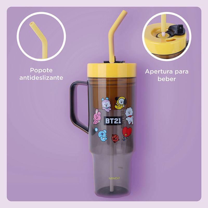 Vaso-de-1250-Ml-con-Pitillo-Serie-Bt21-Amarillo-5-23167