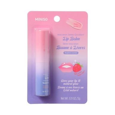 Balsamo Labial Degradado Serie Macaron Frambuesa