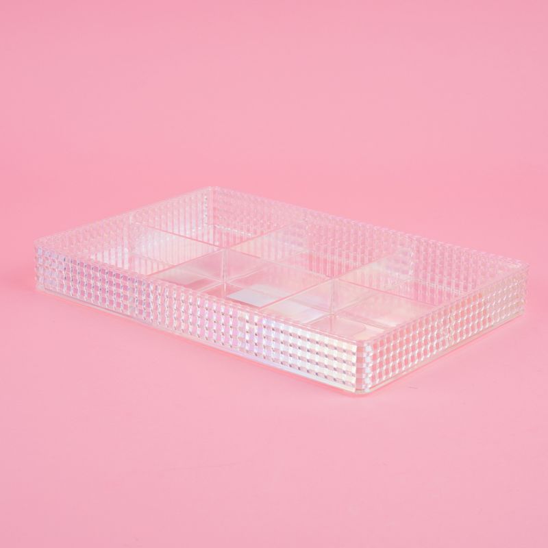 Organizador-Plastico-de-Maquillaje-Apilable-Serie-Holografica-con-6-Compartimentos-3-23798