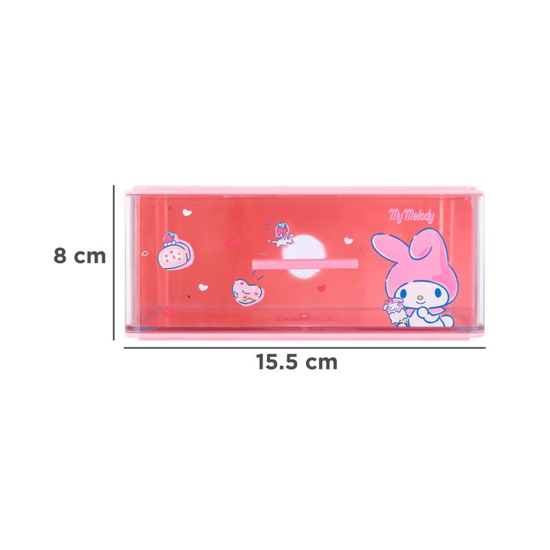 Organizador-Plastico-de-Almacenamiento-con-Cajon-Serie-Sanrio-My-Melody-8-23762
