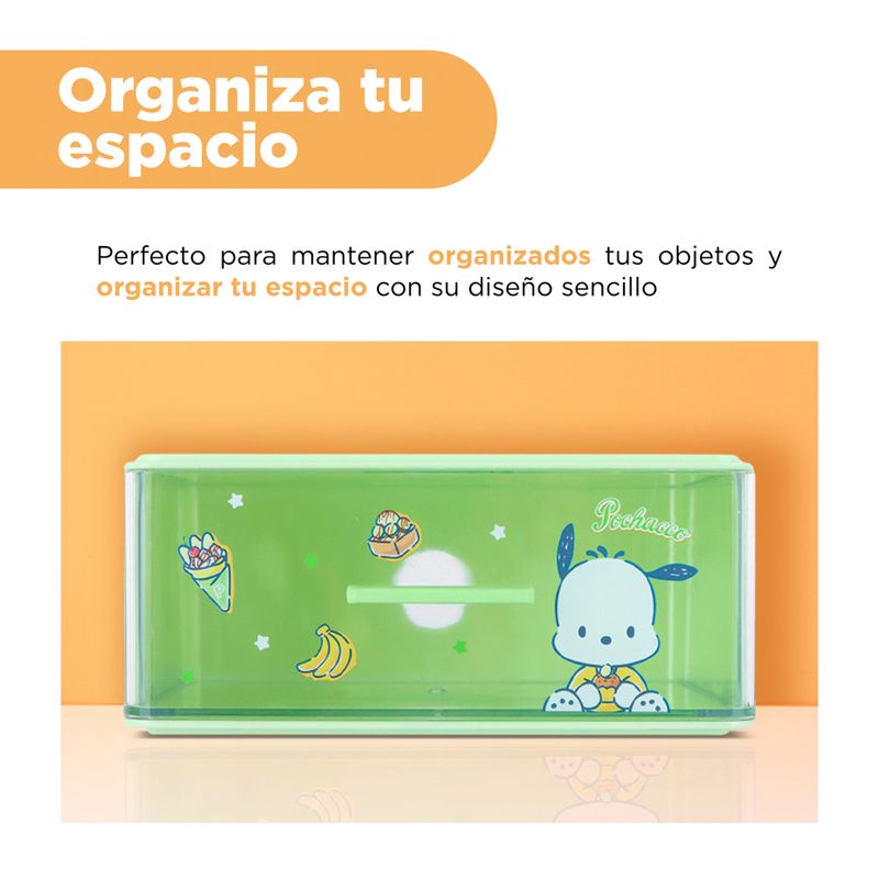 Organizador-Plasticode-Almacenamiento-con-Cajon-Serie-Sanrio-Pochacco-4-23764