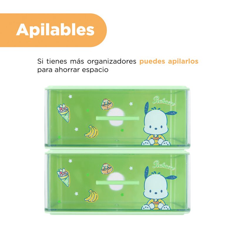 Organizador-Plasticode-Almacenamiento-con-Cajon-Serie-Sanrio-Pochacco-5-23764