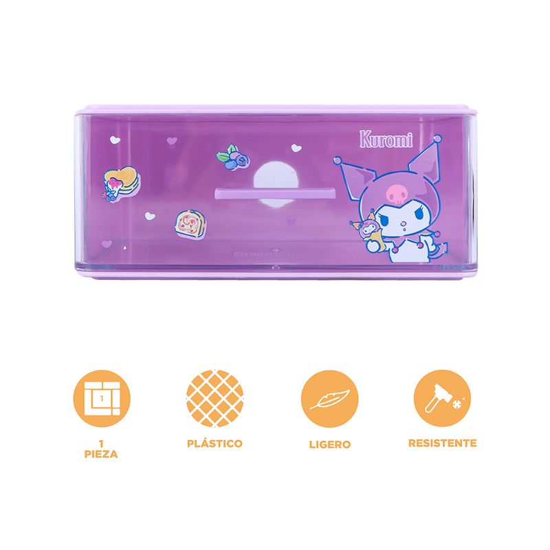 Organizador-de-Plastico-Cajon-de-Almacenamiento-de-Personajes-de-Sanrio-Kuromi-4-23796