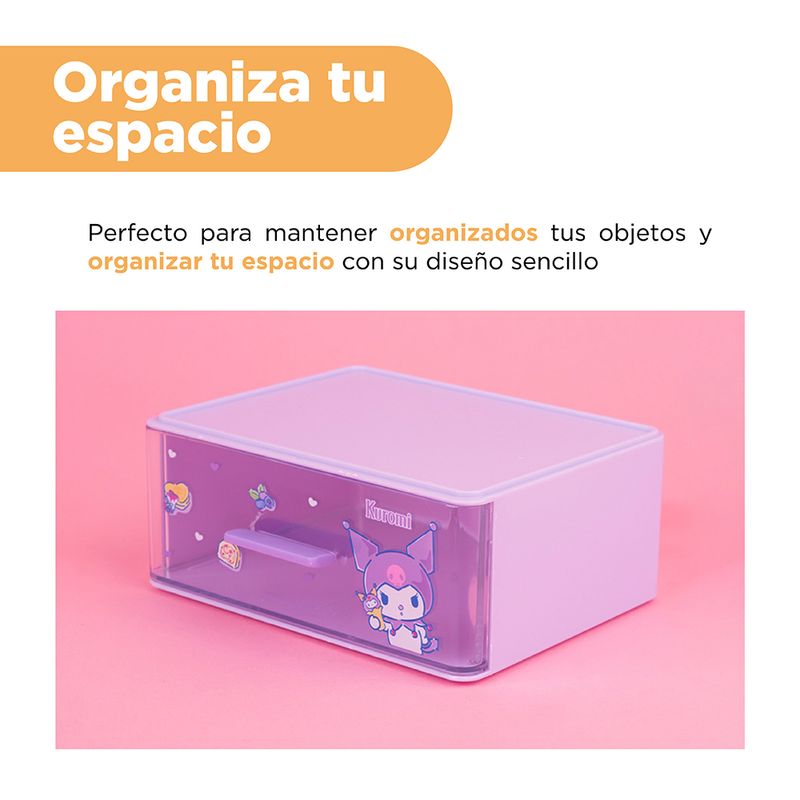 Organizador-de-Plastico-Cajon-de-Almacenamiento-de-Personajes-de-Sanrio-Kuromi-5-23796