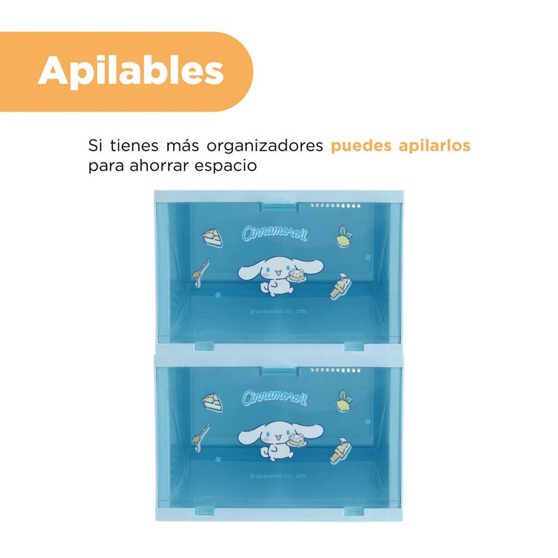 Organizador-Plastico-con-Caja-de-Zapatos-Apilable-Serie-Sanrio-Cinnamoroll-5-23793