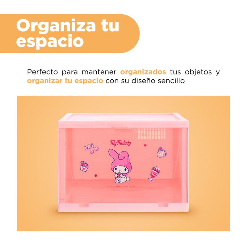 Organizador-Plastico-con-Caja-de-Zapatos-Apilable-Serie-Sanrio-My-Melody-4-23765