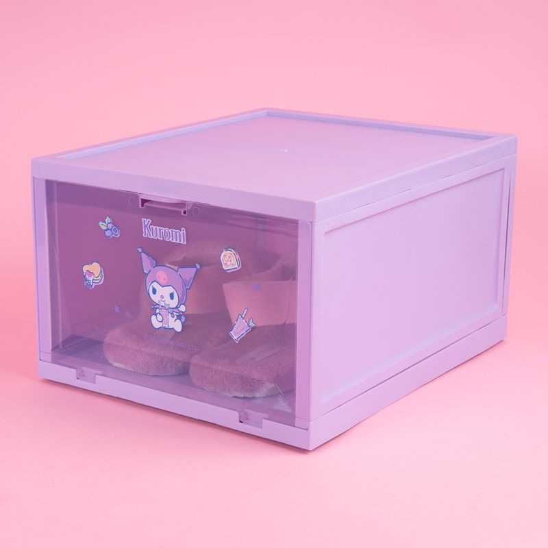 Organizador-Plastico-Caja-de-Zapatos-Apilable-Serie-Sanrio-Kuromi-6-23795