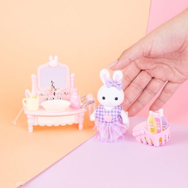 Set para Jugar Juego de Lavabo de Conejo Serie Miniso