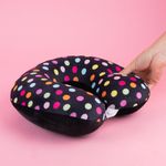 Almohada-de-Viaje-para-el-Cuello-de-Espuma-Viscoelastica-Serie-Dots-Negro-2-23804