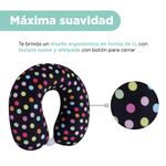 Almohada-de-Viaje-para-el-Cuello-de-Espuma-Viscoelastica-Serie-Dots-Negro-4-23804