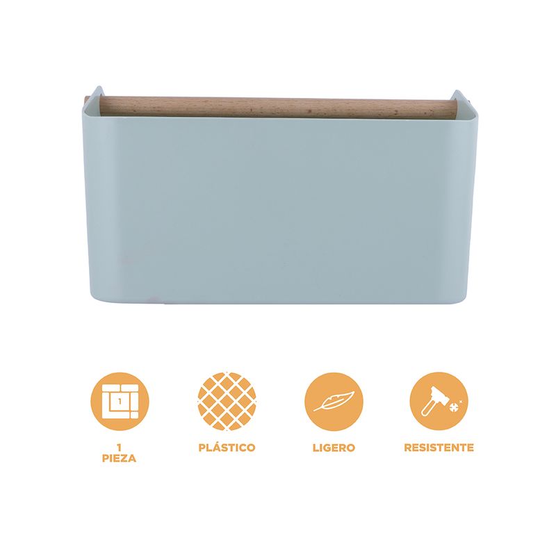 Organizador-Plastico-Cesta-de-Almacenamiento-Mori-Girl-con-Mango-de-Madera-L-Verde-3-23794