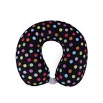 Almohada-de-Viaje-para-el-Cuello-de-Espuma-Viscoelastica-Serie-Dots-Negro-1-23804