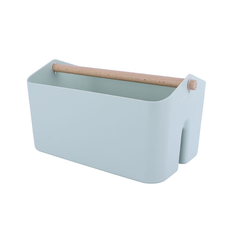 Organizador-Plastico-Cesta-de-Almacenamiento-Mori-Girl-con-Mango-de-Madera-L-Verde-1-23794