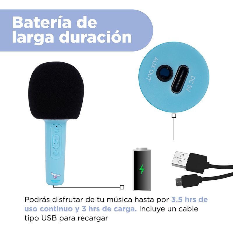 Bocina-Inalambrica-Karaoke-Sanrio-Mod-Au071-Cinnamoroll-5-23880