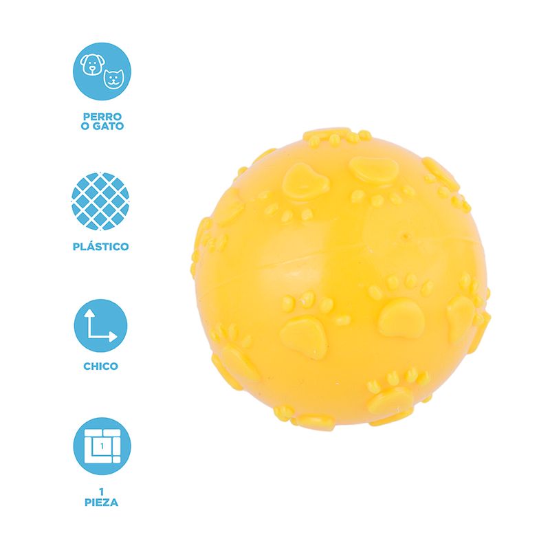 Pelota-para-Mascotas-de-Espuma-Serie-Macaron-amarillo-3-23976