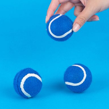 Pelota para Mascotas Serie Macaron Azul