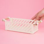 Organizador-Plastico-de-Cesta-Apilable-Mori-Girl-con-Mango-de-Madera-S-Beige-2-23940
