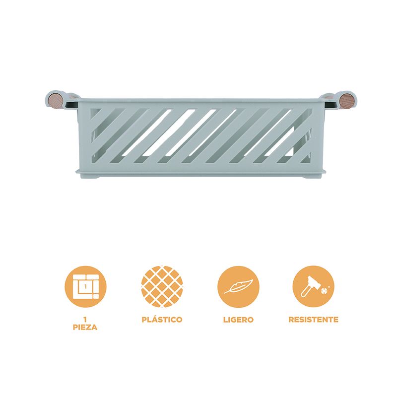 Organizador-Plastico-de-Cesta-Apilable-Mori-Girl-con-Mango-de-Madera-S-Verde-3-23941