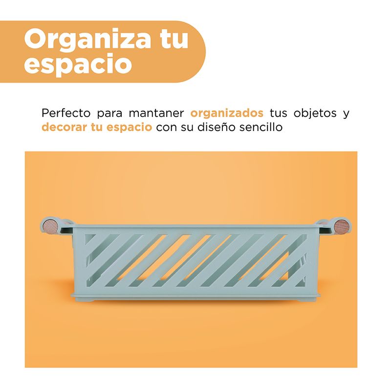 Organizador-Plastico-de-Cesta-Apilable-Mori-Girl-con-Mango-de-Madera-S-Verde-4-23941