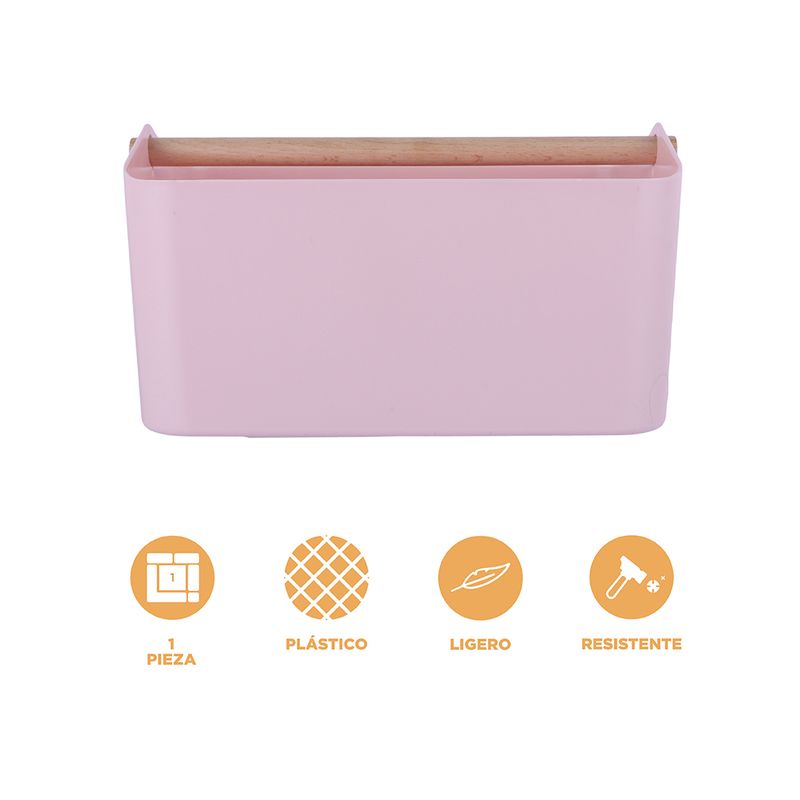 Organizador-Plastico-de-Cesta-Apilable-Mori-Girl-con-Mango-de-Madera-L-Rosa-3-23943