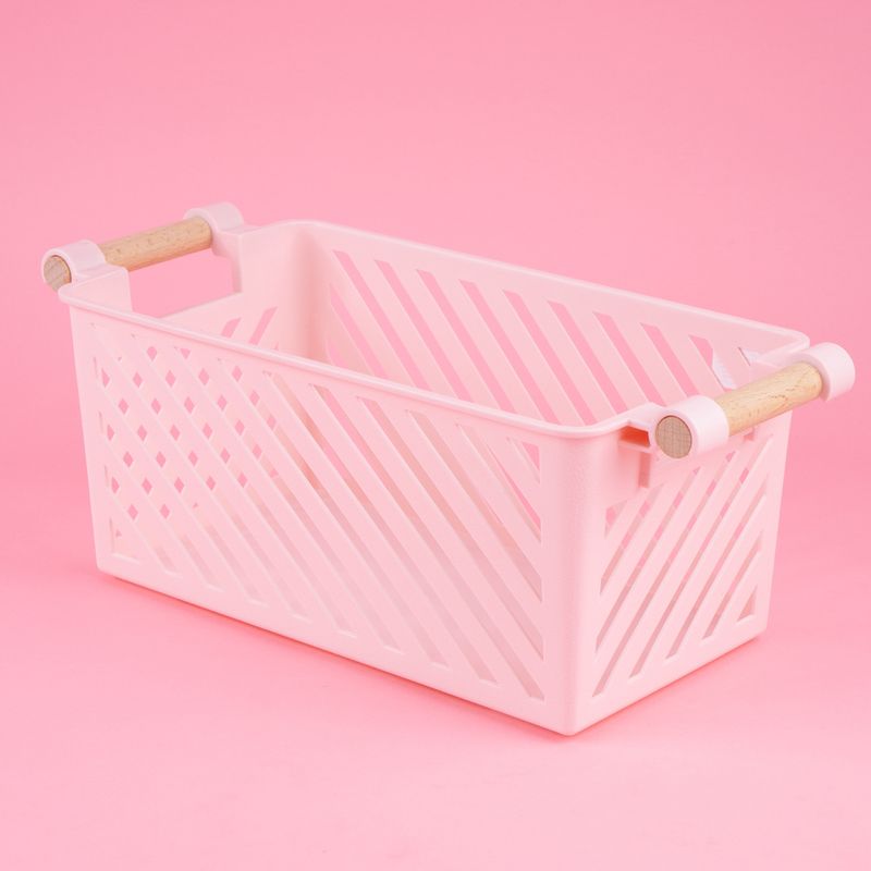 Organizador-Plastico-de-Cesta-Apilable-Mori-Girl-con-Mango-de-Madera-L-Rosa-7-23944