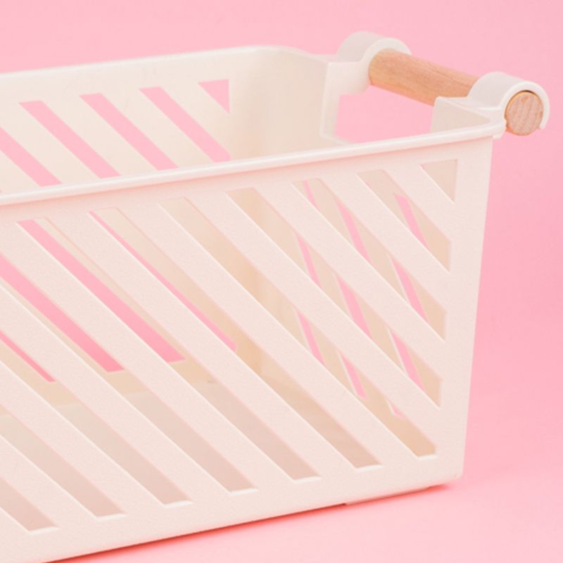 Organizador-Plastico-de-Cesta-Apilable-Mori-Girl-con-Mango-de-Madera-L-Beige-7-23945