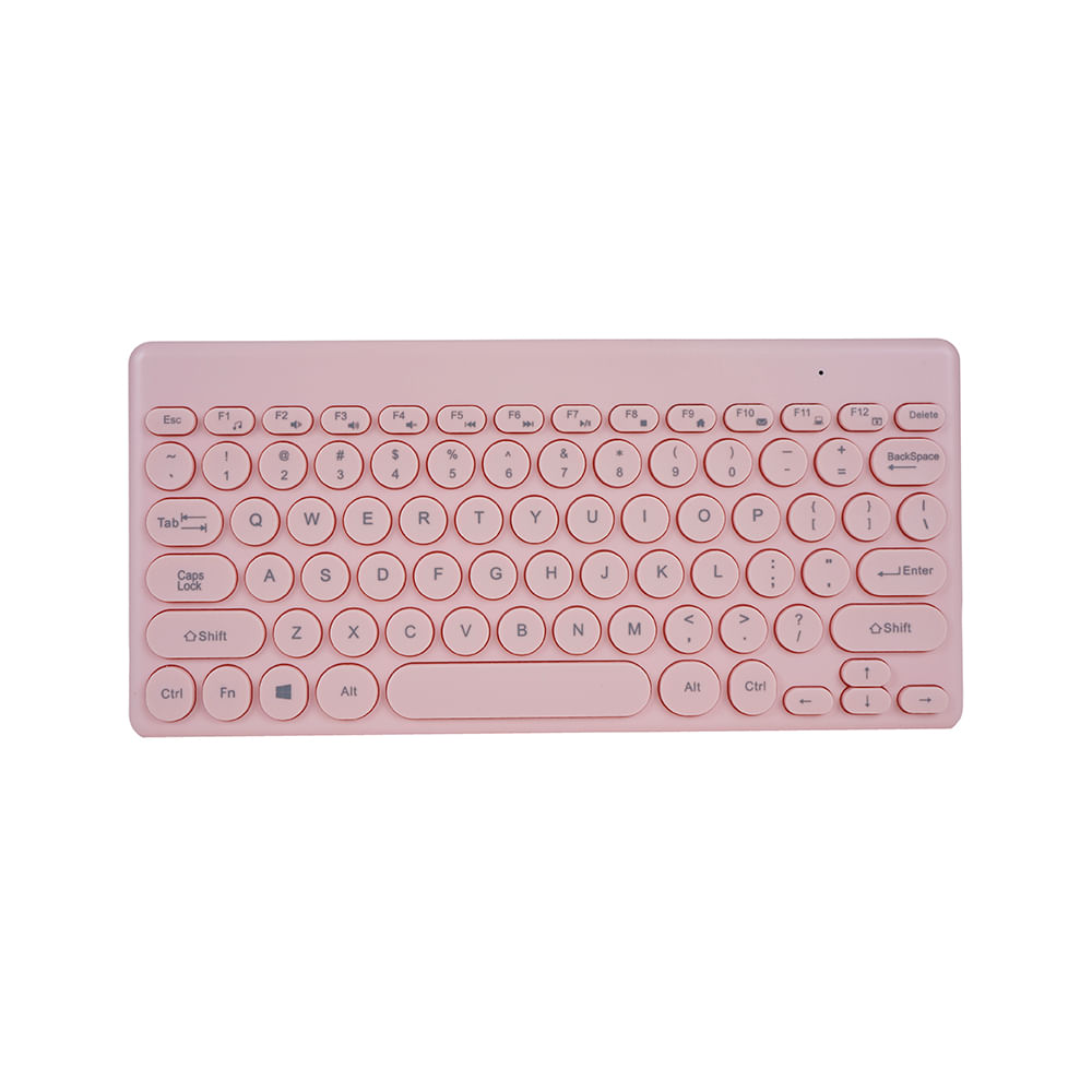 Miniso Teclado Inalambrico Blanco Miniso Mouse Y Teclado Rosa
