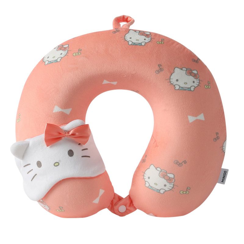 Almohada-de-Viaje-de-Espuma-Viscoelastica-y-Antifaz-para-Dormir-Serie-Sanrio-1-23885