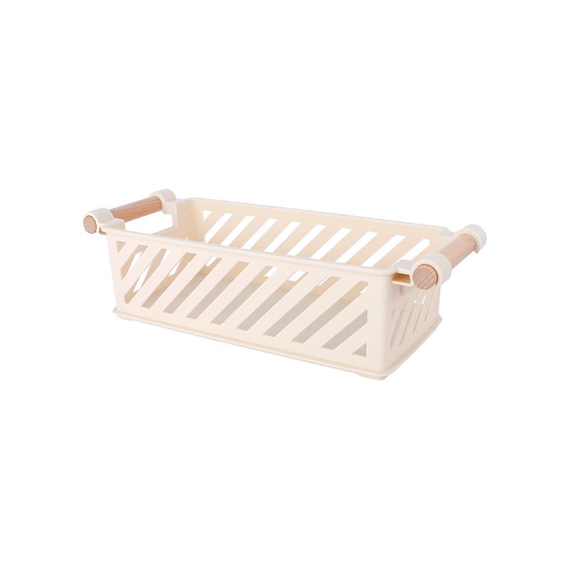 Organizador-Plastico-de-Cesta-Apilable-Mori-Girl-con-Mango-de-Madera-S-Beige-1-23940