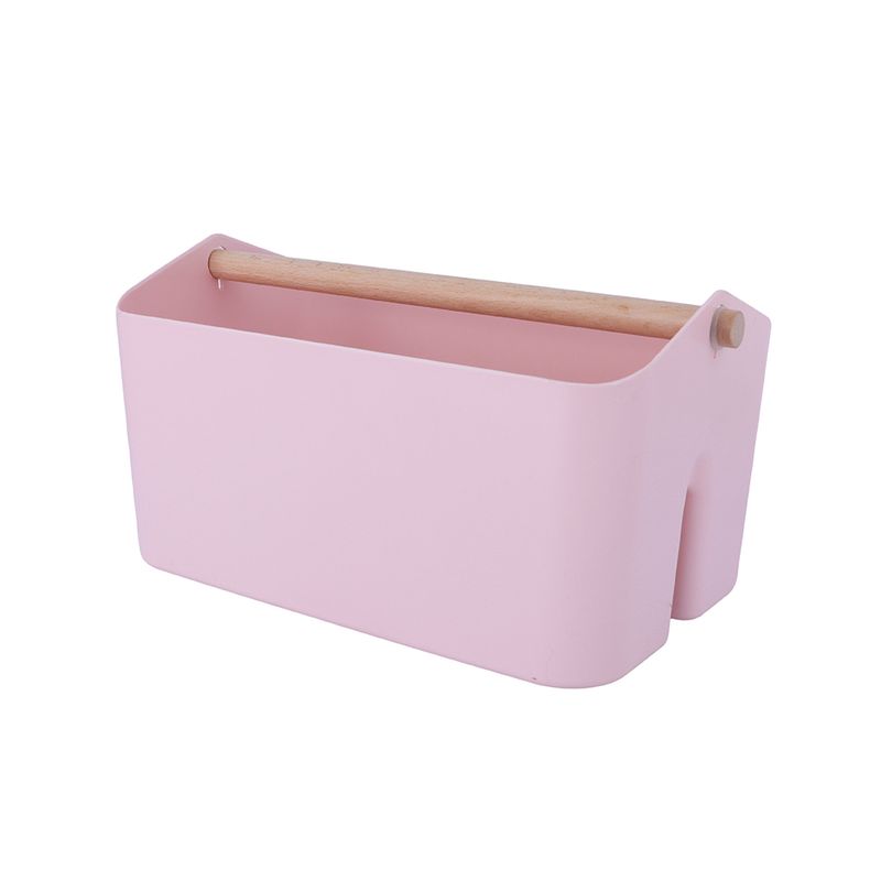 Organizador-Plastico-de-Cesta-Apilable-Mori-Girl-con-Mango-de-Madera-L-Rosa-1-23943
