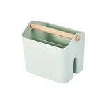 Organizador-Plastico-de-Cesta-Apilable-Mori-Girl-con-Mango-de-Madera-S-Verde-1-23947