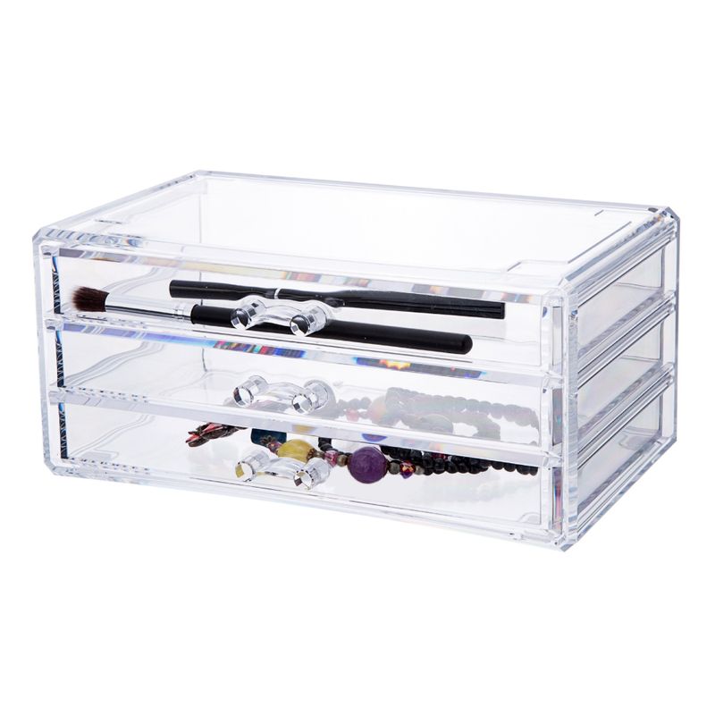 Organizador-Plastico-Transparente-de-Dos-Cajones-L-Serie-Miniso-1-23951