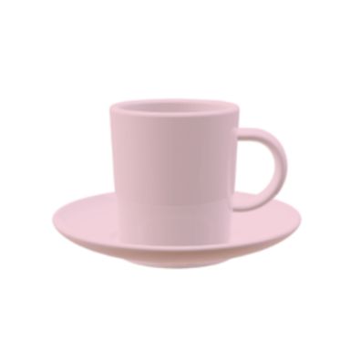 Taza Ceramica Solid 90 Ml Rosa
