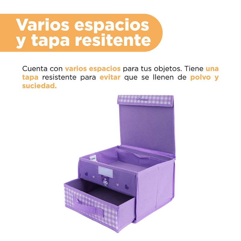 Organizador-de-Tela-con-Cajones-Serie-Sanrio-Kuromi-Lila-6-24037