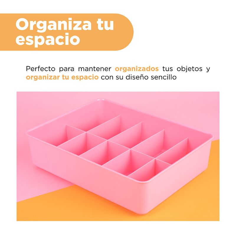 Organizador-Plastico-para-Ropa-Interior-10-Celdas-Rosa-5-24088