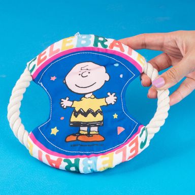 Disco Volador para Mascotas de Tela Charlie Brown Serie Snoopy