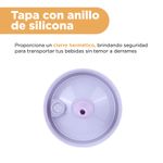 Vaso-Plastico-con-Correa-para-el-Hombro-de-535-Ml-Serie-Sanrio-Kuromi-Morado-5-24042