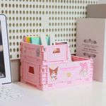 Organizador-Plastico-de-Cesta-Plegable-Peque-o-Serie-Sanrio-Rosa-2-24024
