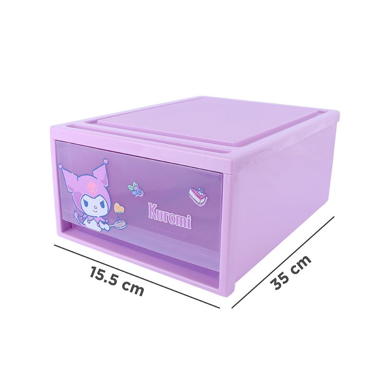 Organizador-Plastico-Apilable-L-Serie-Sanrio-Kuromi-6-24025