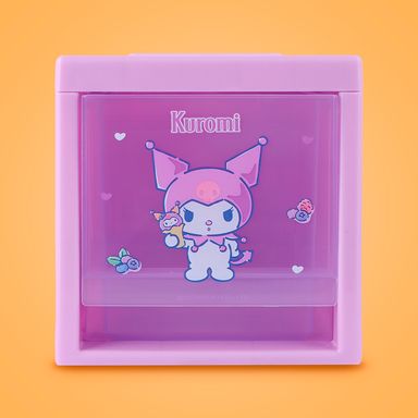 Organizador Plastico Apilable con Divisores Serie Sanrio Kuromi